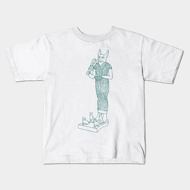 Egyptian pharaohs Kids T-Shirt by karim_shanaan